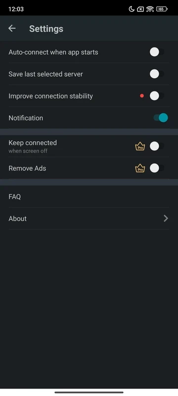 Secure VPN — στιγμιότυπο οθόνης 3